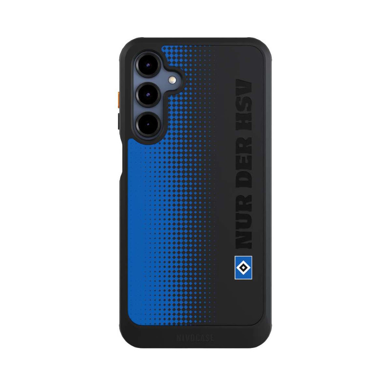 Galaxy A16 5G NIVOcore Nur der HSV - Rautenraster Blau - ohne Hintergrund