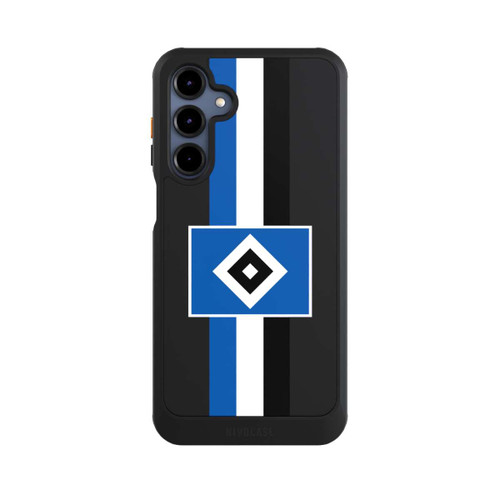 Samsung Galaxy A16 5G NIVOcore HSV Streifen - Blau-Weiß-Schwarz - ohne Hintergrund