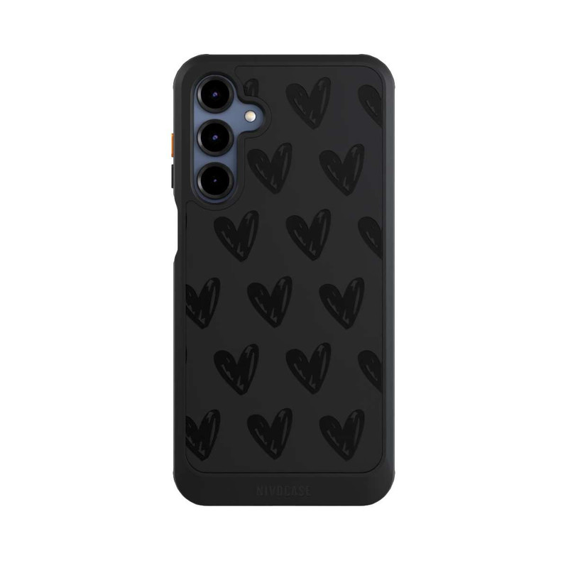 Galaxy A16 5G NIVOcore Coeurs noirs sans fond