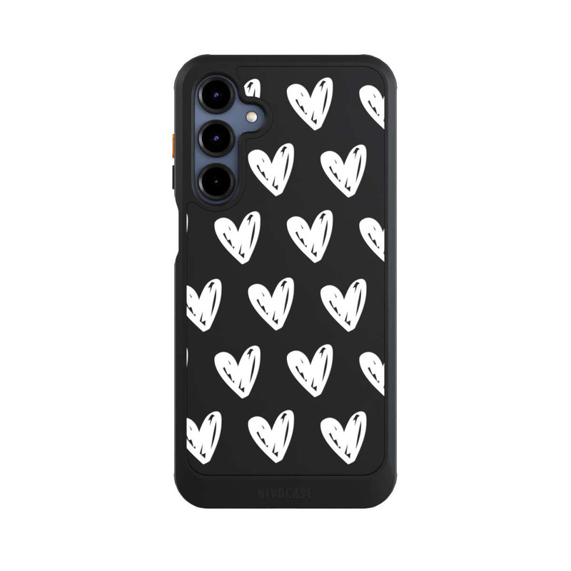 Galaxy A16 5G NIVOcore White Hearts transparent