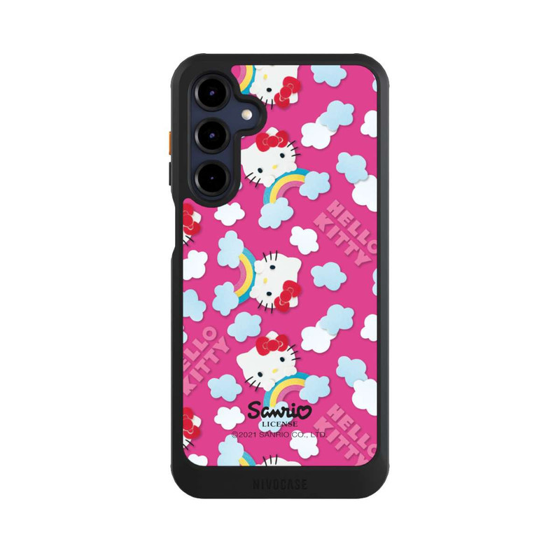 Galaxy A16 5G NIVOcore Hello Kitty Regenbogenmuster