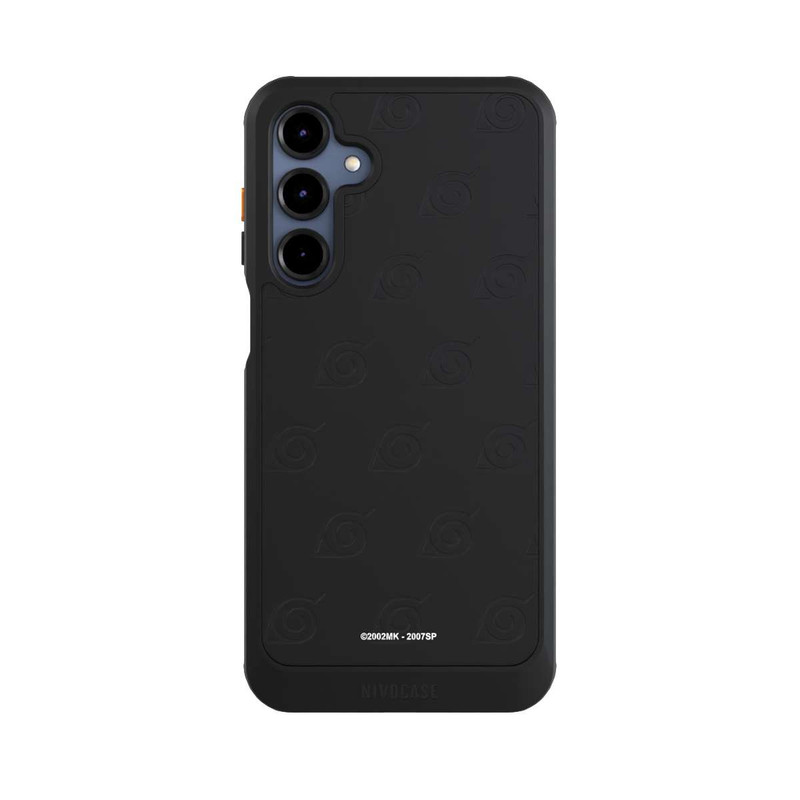 Galaxy A16 5G NIVOcore Schwarzes Konoha-Muster Transparent