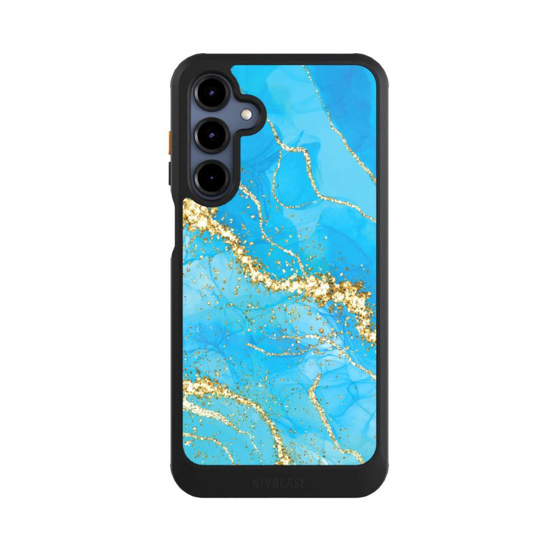 Galaxy A16 5G NIVOcore Türkis-goldene Tapete