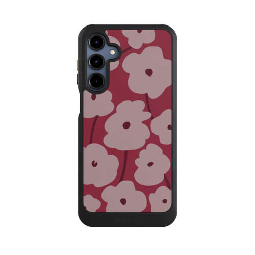 Samsung Galaxy A16 5G NIVOcore Minimalistische Blumen Bordeaux