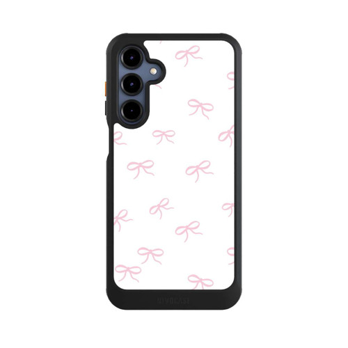 Samsung Galaxy A16 5G NIVOcore Schleifen Muster Rosa Weiß