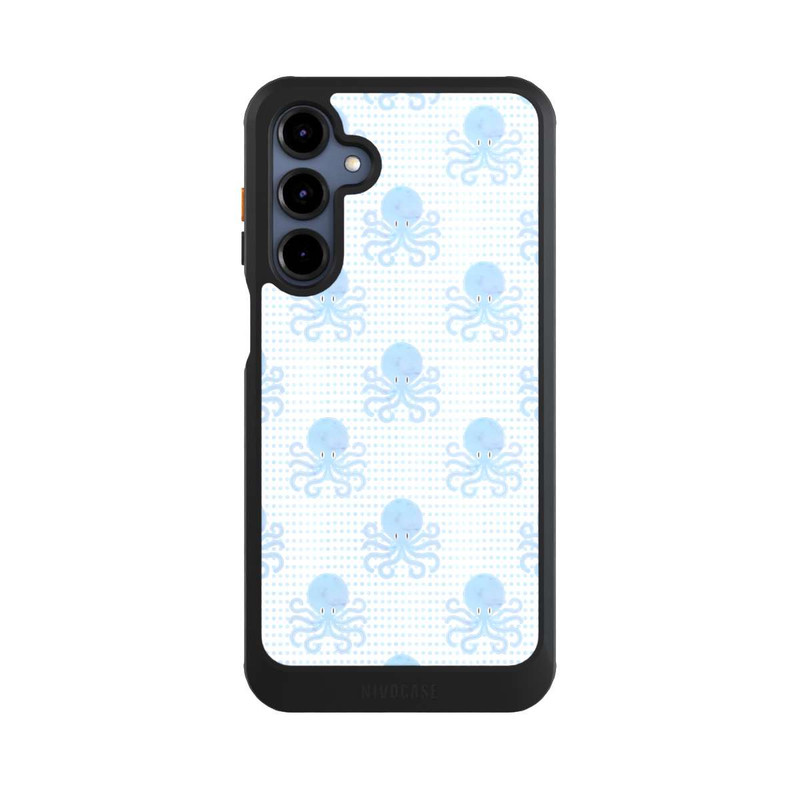 Galaxy A16 5G NIVOcore Blue Watercolor Octopus