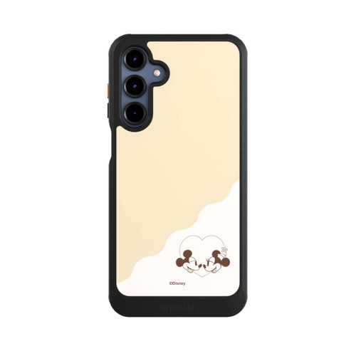 Samsung Galaxy A16 5G NIVOcore Mickey and Minnie Love Heart Beige