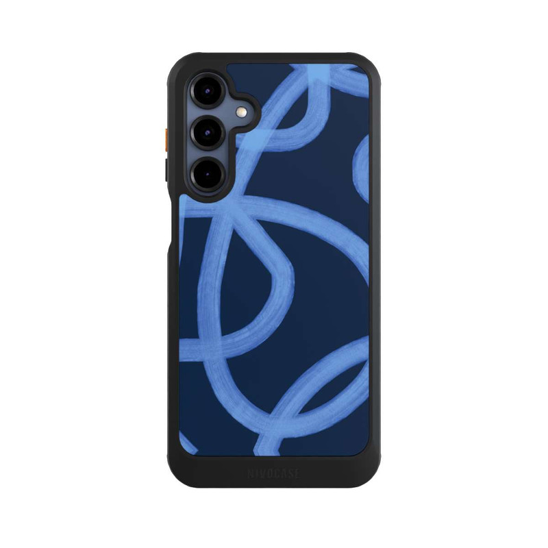 Galaxy A16 5G NIVOcore Laced Up Tones of Blue
