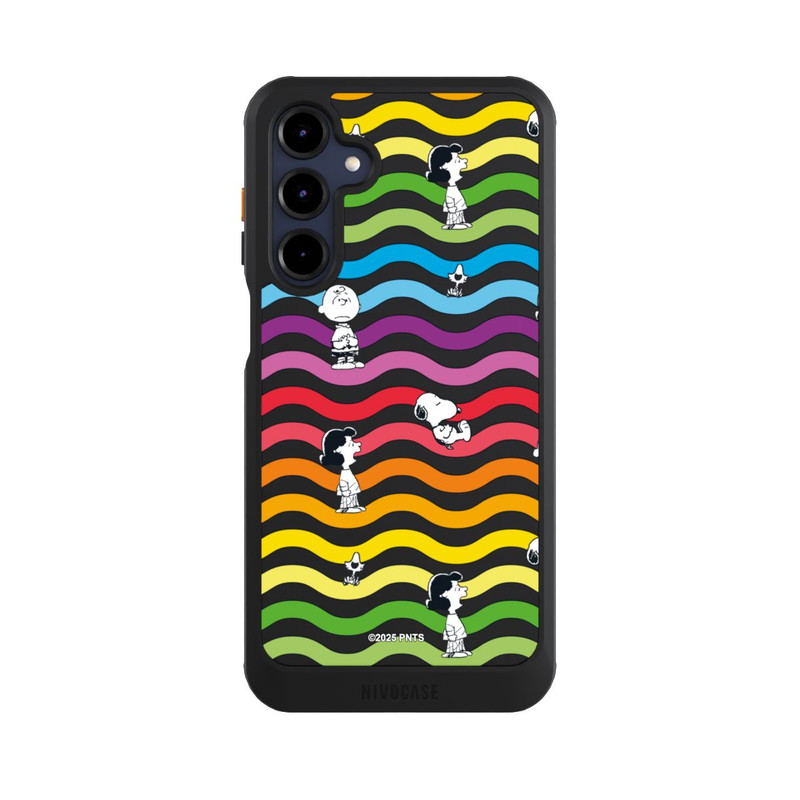 Galaxy A16 5G NIVOcore Snoopy Pattern Rainbow Transparent