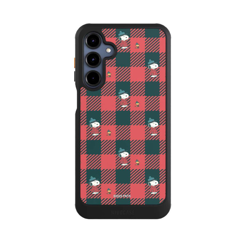 Galaxy A16 5G NIVOcore Peanuts Red Tartan Pattern