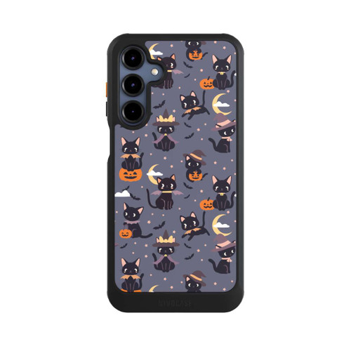Samsung Galaxy A16 5G NIVOcore Cute Halloween Witch Cats and Pumpkins