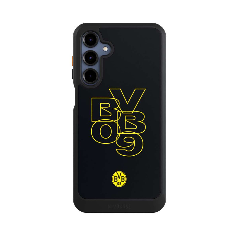 Galaxy A16 5G NIVOcore BVB09 Gelb Schwarz