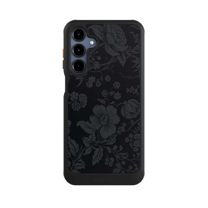 Galaxy A16 5G NIVOcore Dunkle Blumen Vintageoptik