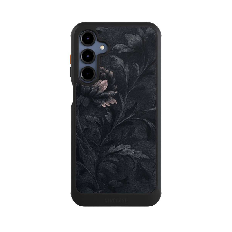 Galaxy A16 5G NIVOcore Dunkles Blumenmuster Vintage