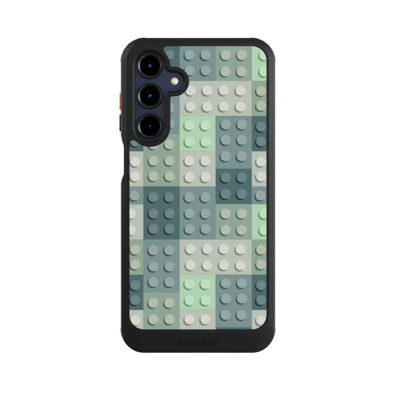 Galaxy A16 5G NIVOcore Green Blocks Pattern