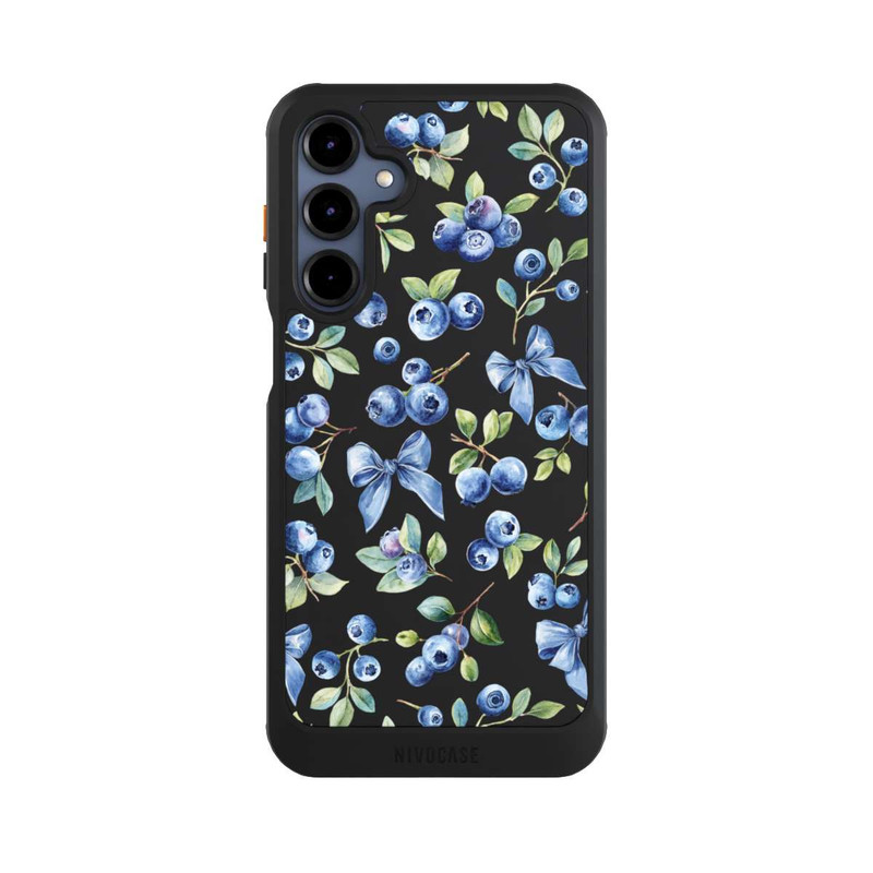 Galaxy A16 5G NIVOcore Blaubeere Schleifen Transparent mit KI