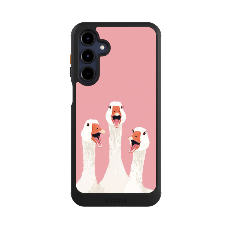Galaxy A16 5G NIVOcore Three Geese Pink with AI