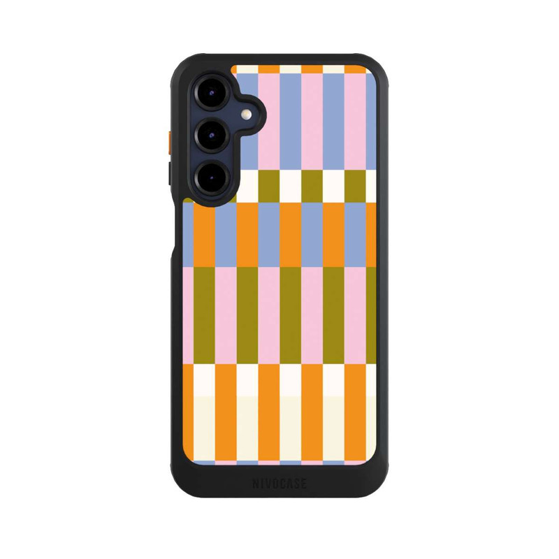 Galaxy A16 5G NIVOcore Thème à Carreaux Colorés et Audacieux