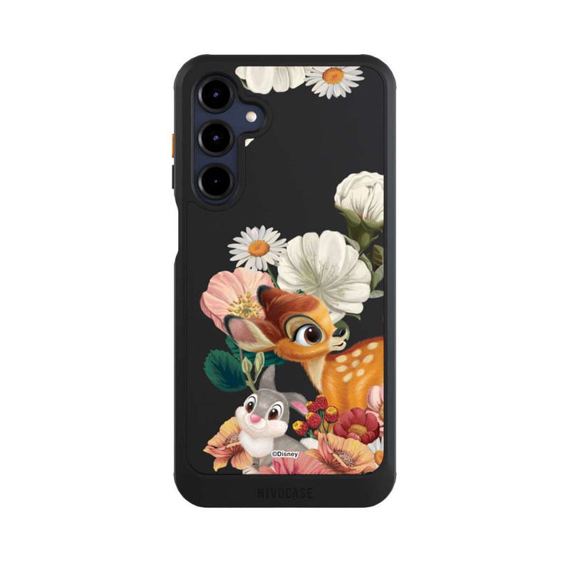 Galaxy A16 5G NIVOcore Bambi und Klopfer Blumen Transparent
