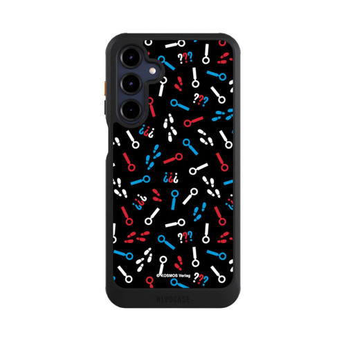 Samsung Galaxy A16 5G NIVOcore Drei Fragezeichen Detektiv Muster