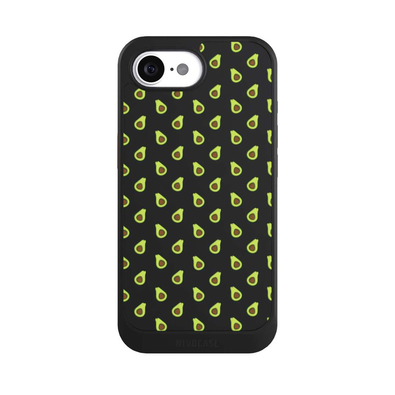 iPhone 16e NIVOcore Avocado Muster 1 ohne Hintergrund