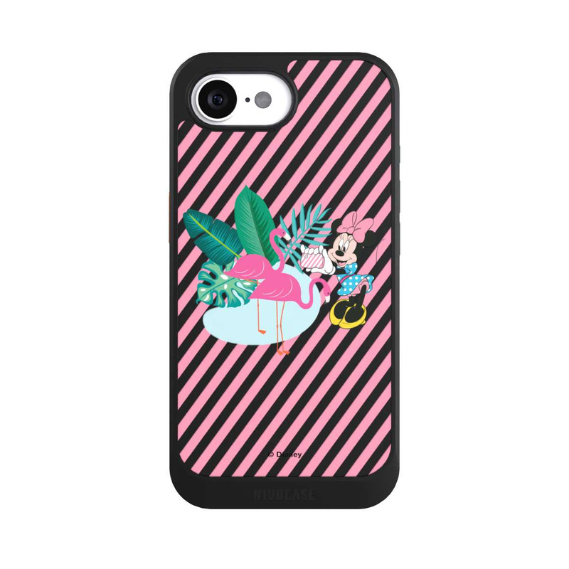 iPhone 16e NIVOcore Minnie Flamant Rose sans Fond