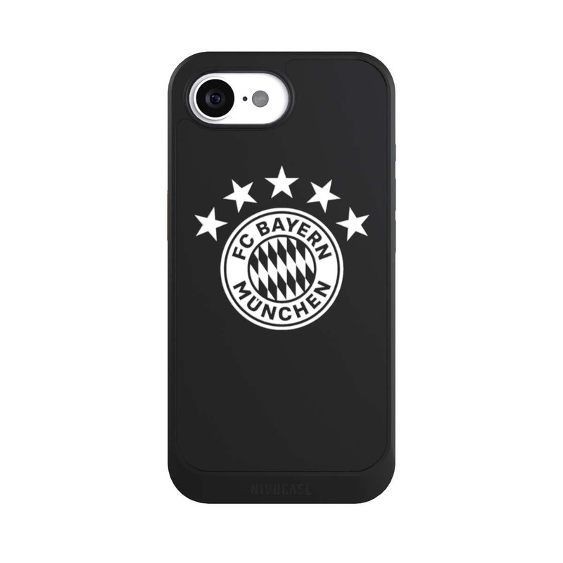 iPhone 16e NIVOcore FCB Logo plain with stars - transparent