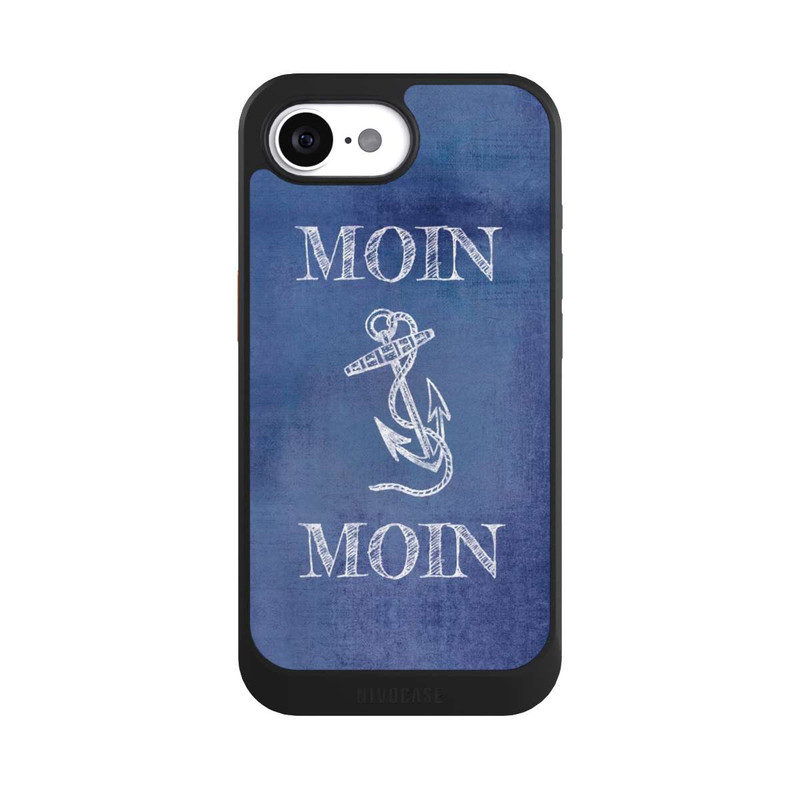iPhone 16e NIVOcore Moin Anker grunge blau
