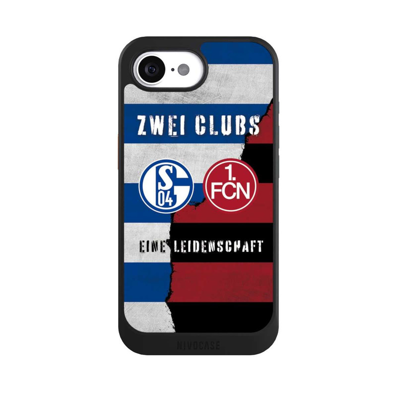 iPhone 16e NIVOcore Fanfreundschaft Schalke x Nürnberg