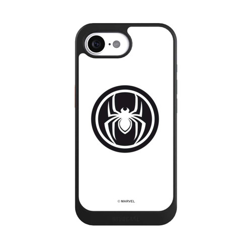 Apple iPhone 16e NIVOcore Spider-Man Spider Logo White
