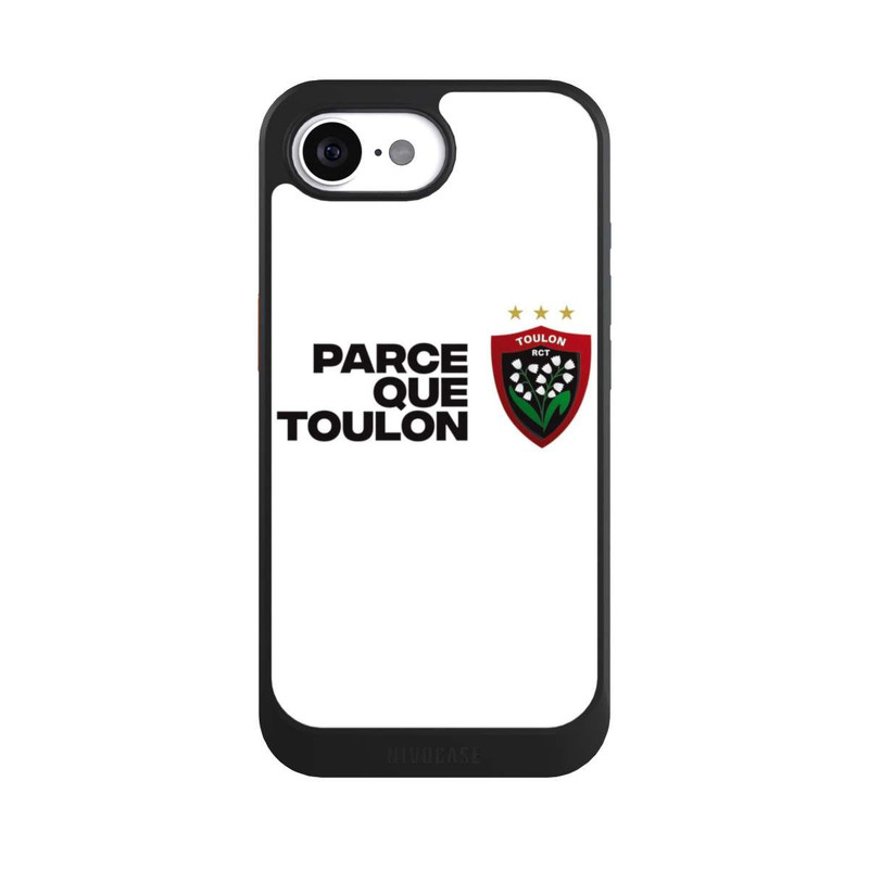 iPhone 16e NIVOcore RC Toulonnais PQT Blanc