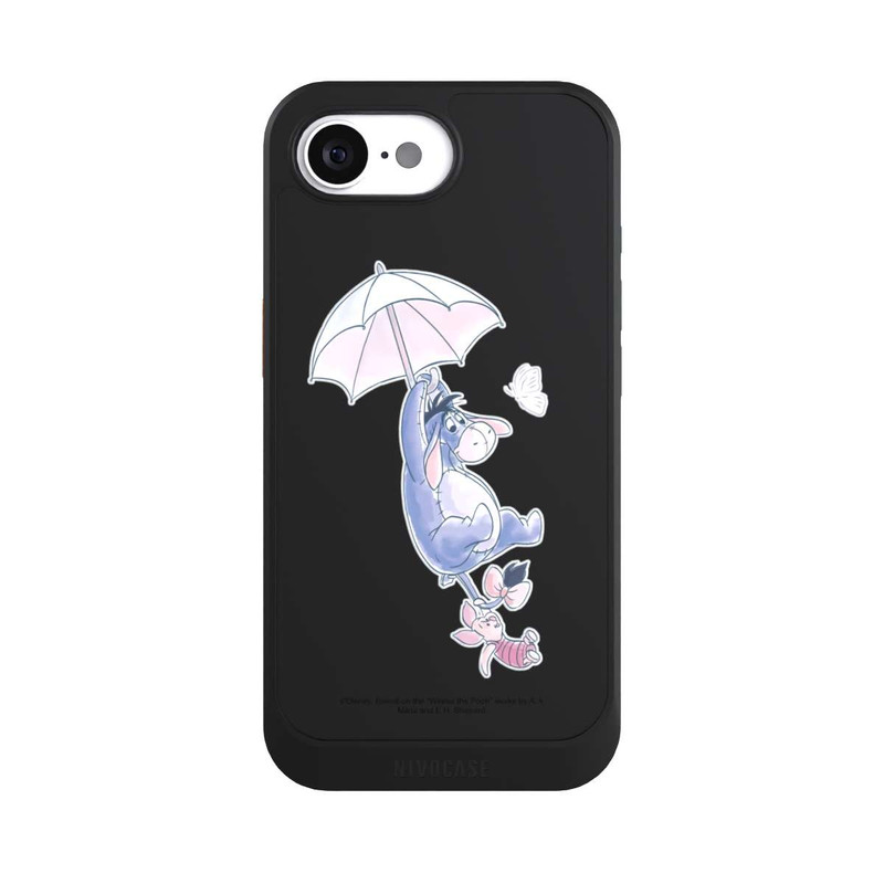 iPhone 16e NIVOcore Winnie Pooh Eeyeore Find Happiness Transparent