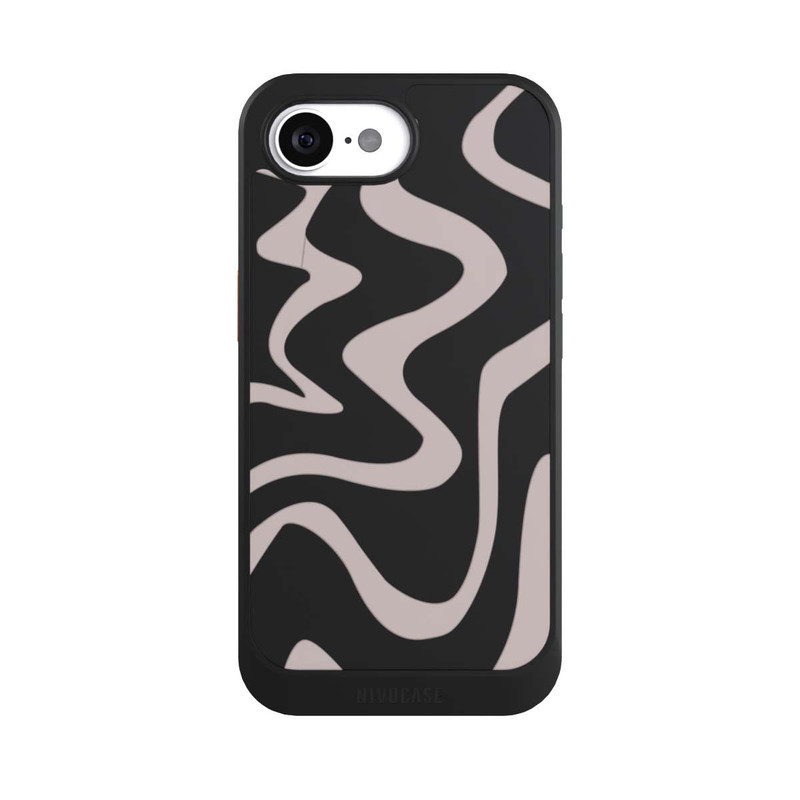 iPhone 16e NIVOcore Linien Wellig Transparent