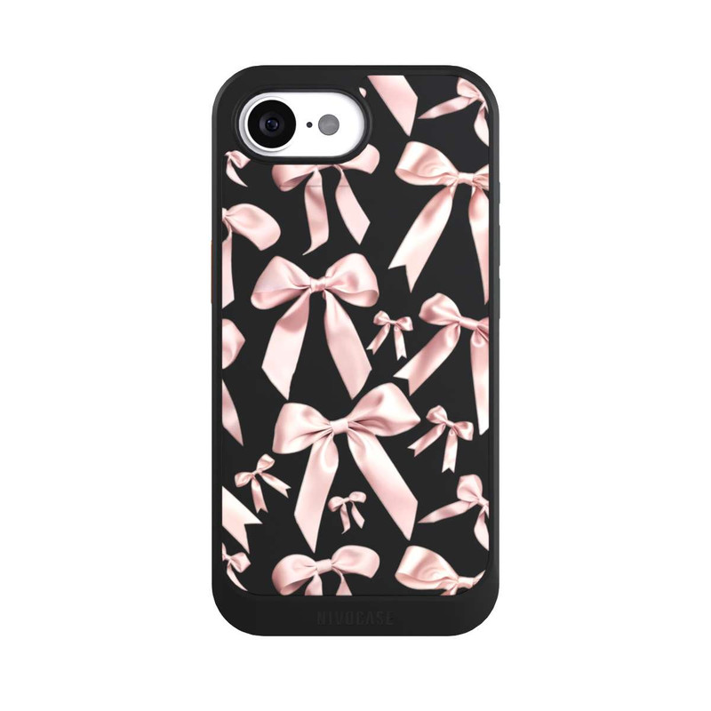 iPhone 16e NIVOcore Noeuds en Satin Rose