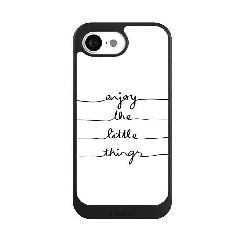 iPhone 16e NIVOcore Enjoy The Little Things White