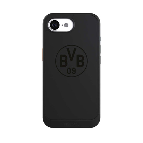 Apple iPhone 16e NIVOcore BVB Logo Schwarz Transparent