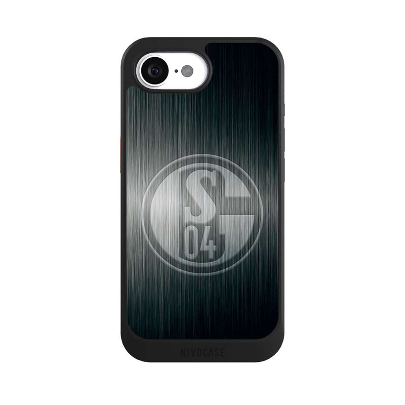iPhone 16e NIVOcore Schalke 04 Metall Look
