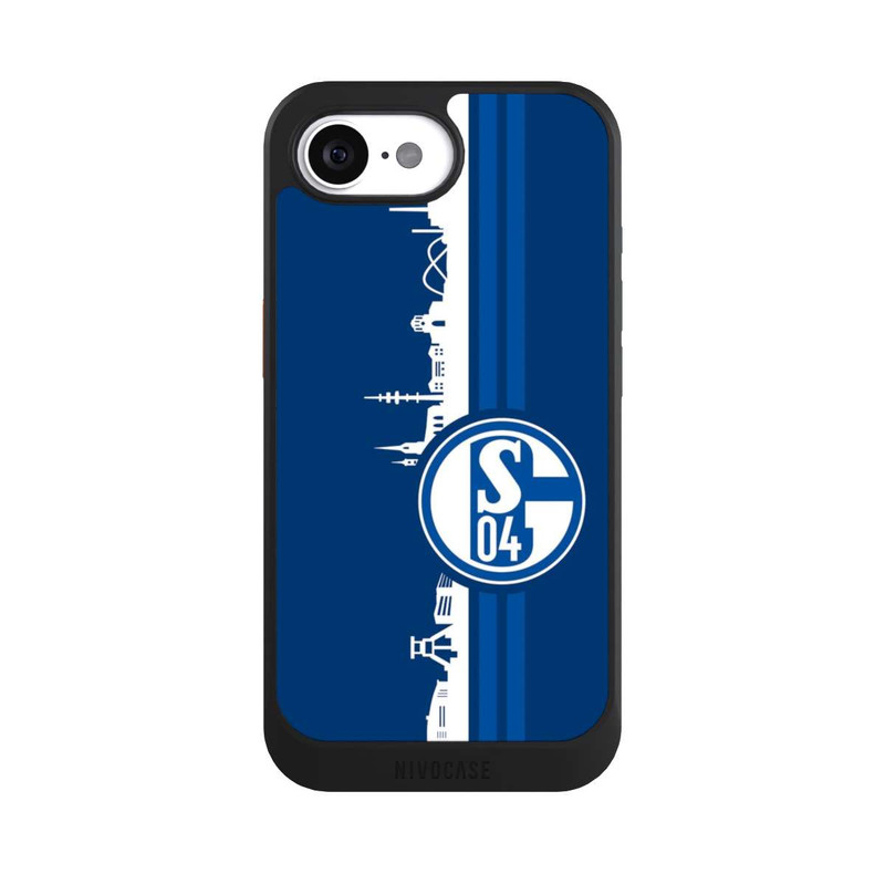 iPhone 16e NIVOcore Schalke 04 Skyline Blau