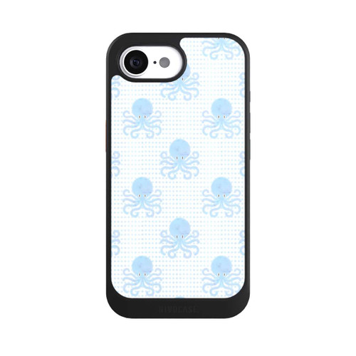 Apple iPhone 16e NIVOcore Blue Watercolor Octopus