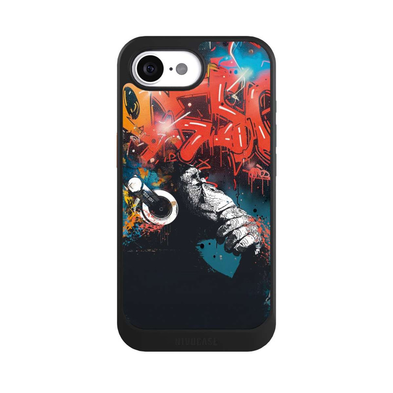 iPhone 16e NIVOcore Chimp Stereo Grafitti
