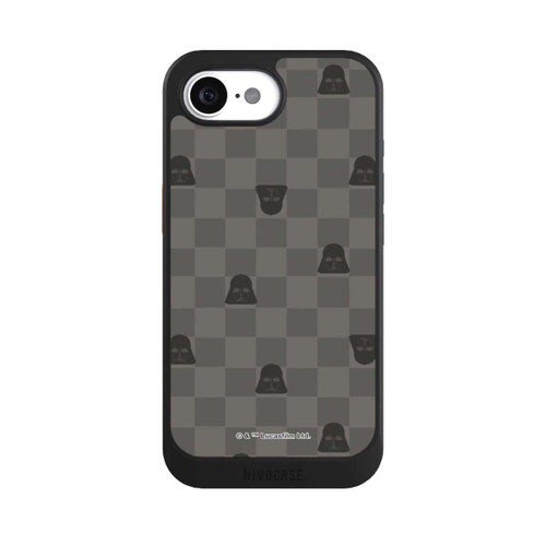 Apple iPhone 16e NIVOcore Darth Vader Chessboard Pattern Black