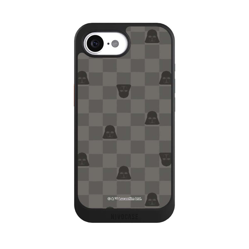 iPhone 16e NIVOcore Darth Vader Chessboard Pattern Black