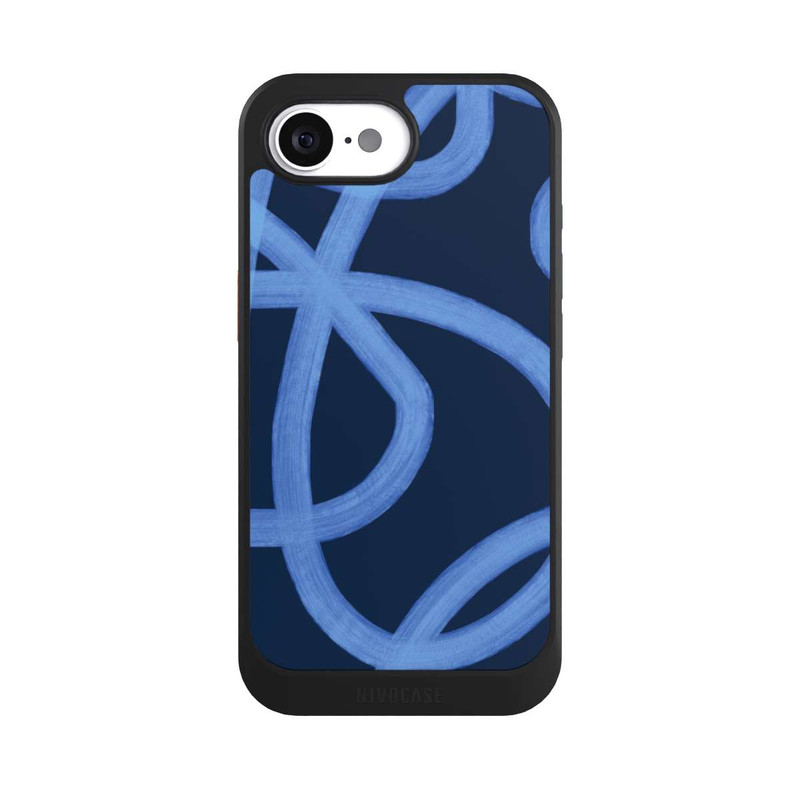 iPhone 16e NIVOcore Laced Up Tones of Blue