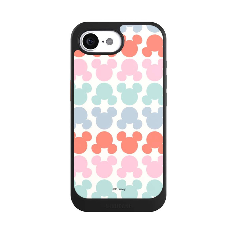 iPhone 16e NIVOcore Disney Mickey Icon Pattern Red and Pink