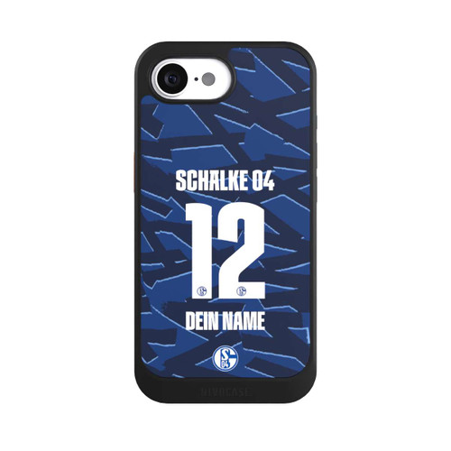 Apple iPhone 16e NIVOcore Schalke 04 Trikot Personalisierbar 25-26