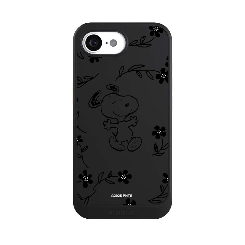iPhone 16e NIVOcore Snoopy und Flowers Transparent