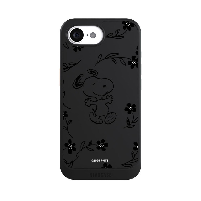 iPhone 16e NIVOcore Snoopy und Flowers Transparent