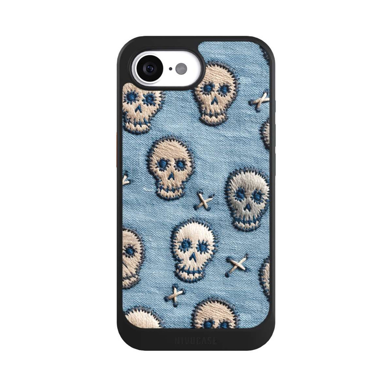 iPhone 16e NIVOcore Jeans Schädel