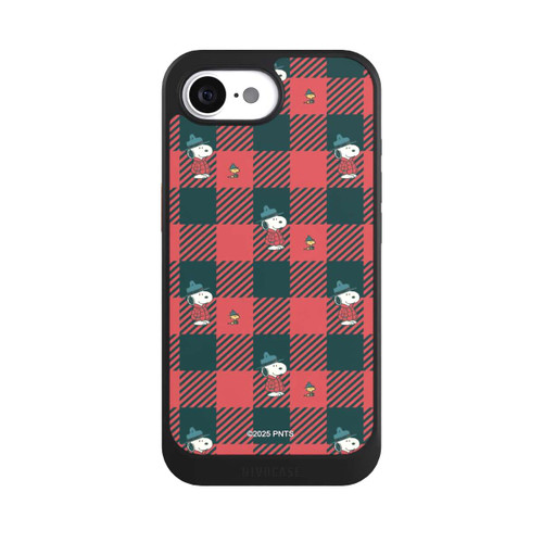 Apple iPhone 16e NIVOcore Peanuts Red Tartan Pattern