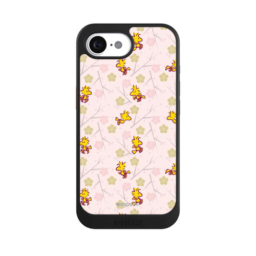 Apple iPhone 16e NIVOcore Woodstock Pink Pattern